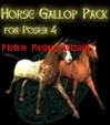 PoseAmation 1 - P4 Horse Gallop Pack